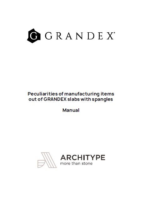 GRANDEX. Ръководство за обработка на листове с метални искри